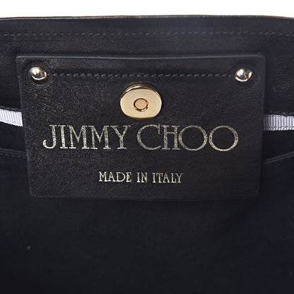 Jimmy Choo Glazed Canvas Project Pep Tote Black 6 of 9