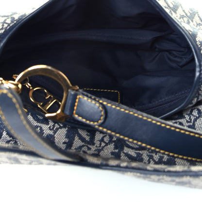 Christian Dior Monogram Saddle Bag Blue 5 of 10