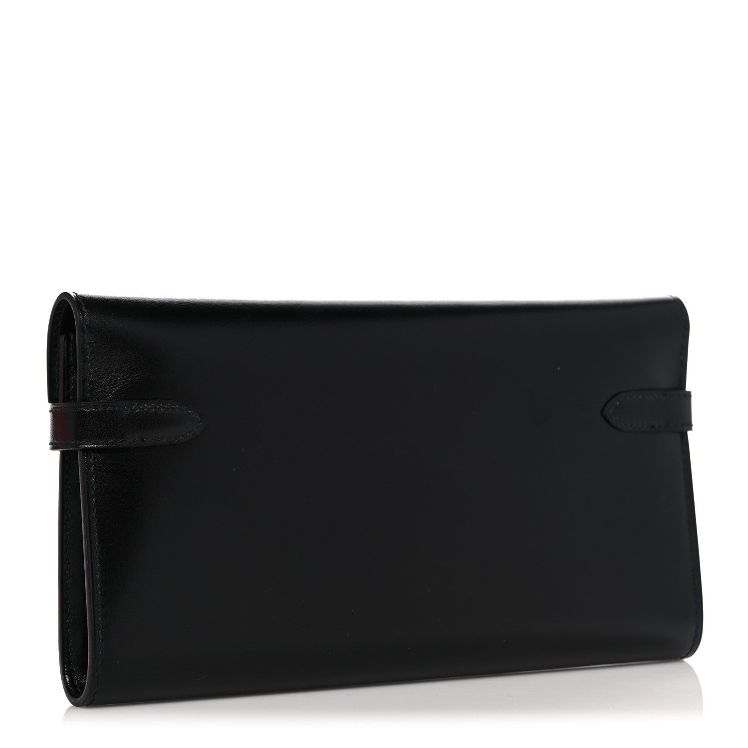 Hermes Box Kelly Longue Wallet Black 3 of 9