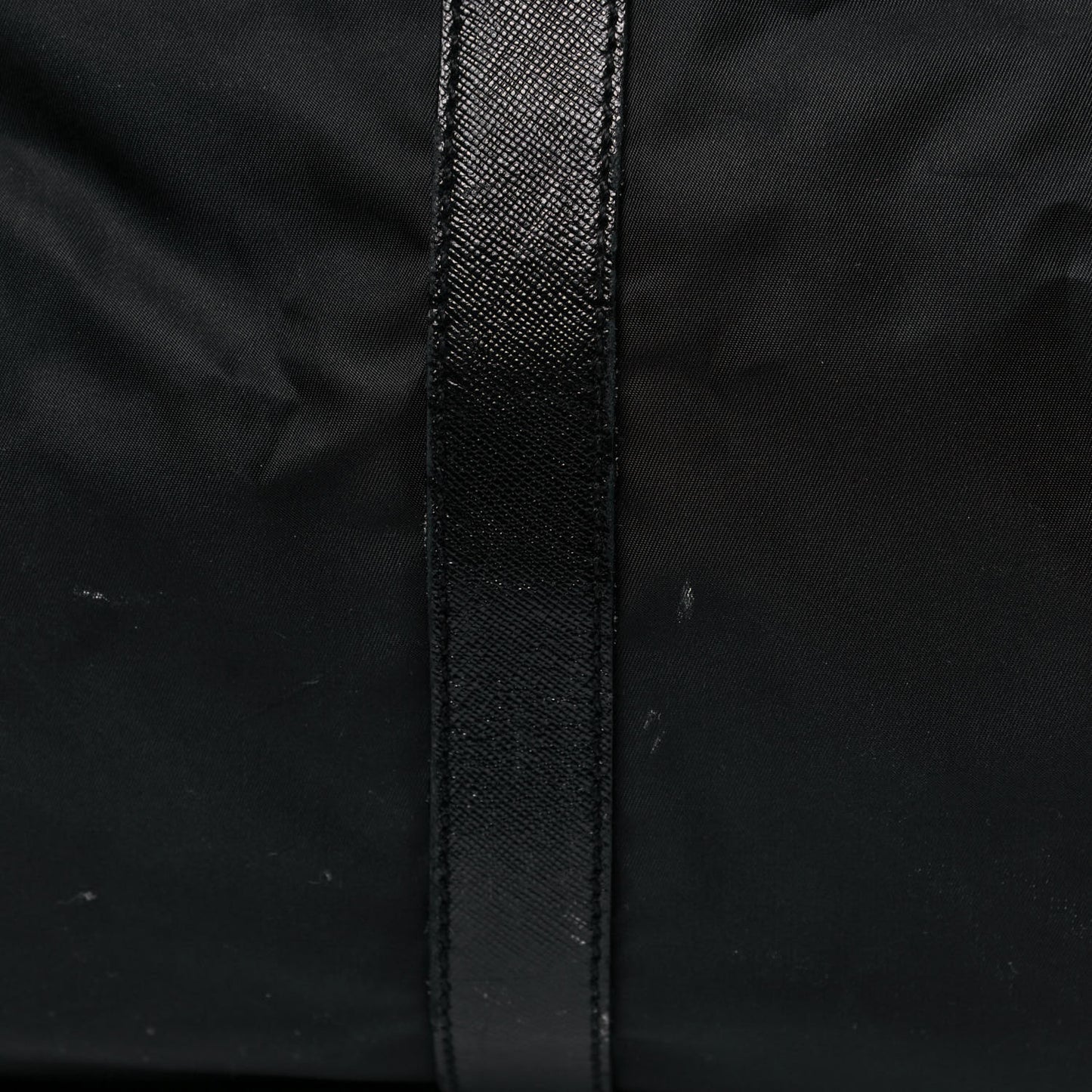 Tessuto Nylon Saffiano Duffle Black