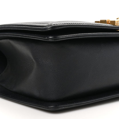 Chanel Caviar Quilted Medium Boy Flap Black 10 of 11