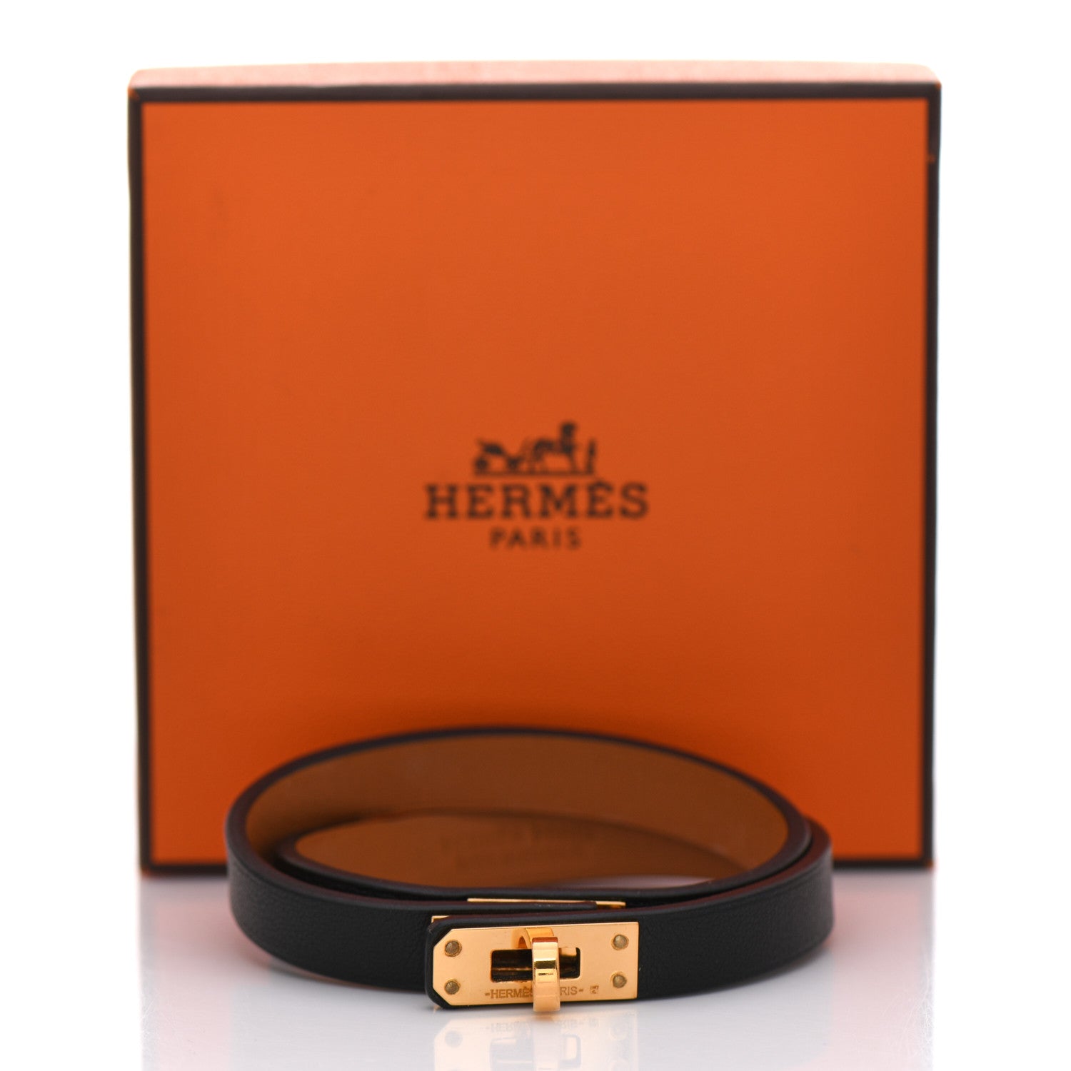 Hermes Swift Mini Kelly Double Tour Bracelet T2 Black 5 of 5