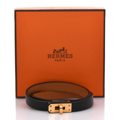 Hermes Swift Mini Kelly Double Tour Bracelet T2 Black 5 of 5