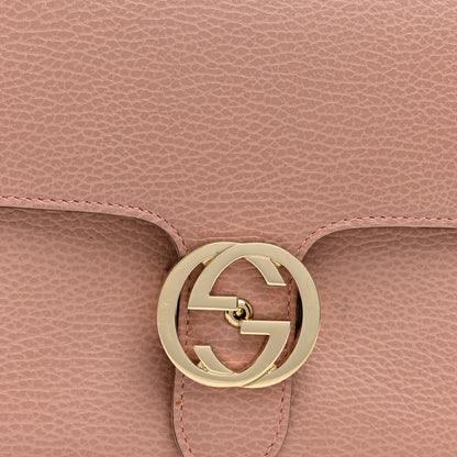 Gucci Dollar Calfskin Interlocking G Top Handle Shoulder Bag Soft Pink 8 of 11