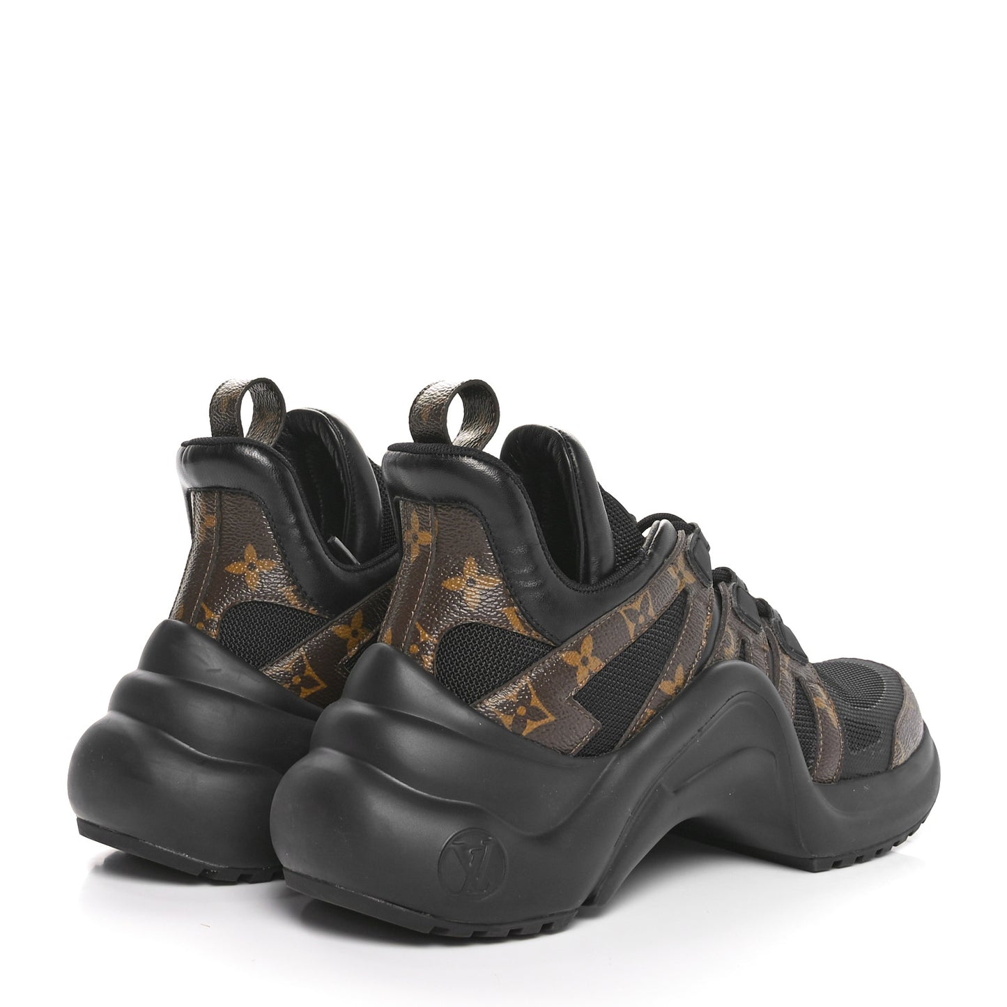 Calfskin Patent Monogram LV Archlight Sneakers 39.5 Black