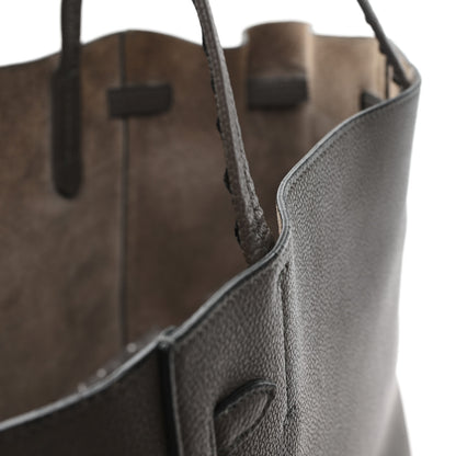Celine Soft Grained Calfskin Small Belt Cabas Phantom Taupe 11 of 12