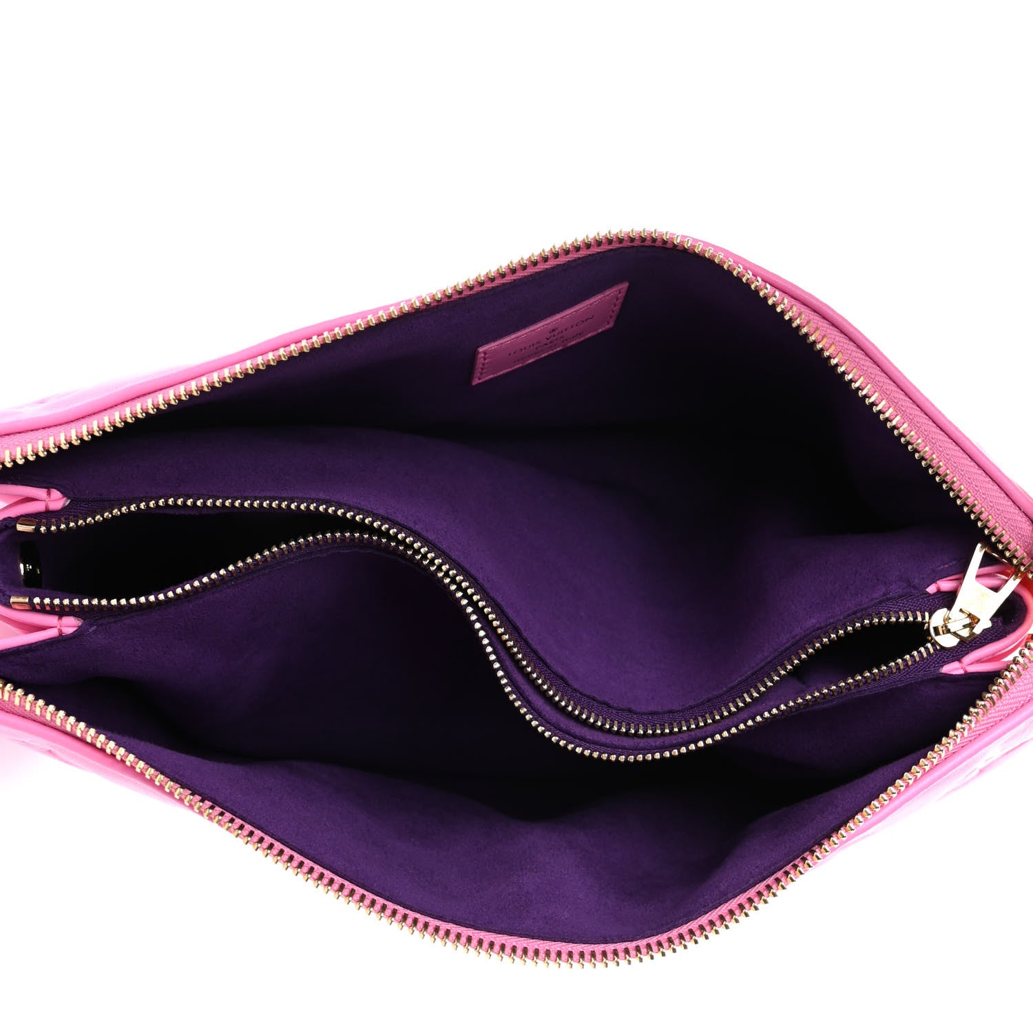 Louis Vuitton Lambskin Embossed Monogram Vuittamins Coussin PM Rose Violet 4 of 4