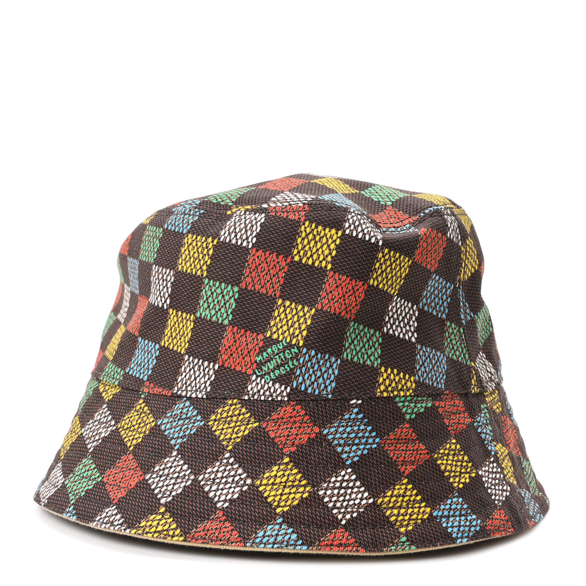 Damier LV Vers Reversible Bucket Hat Brown
