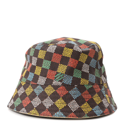 Louis Vuitton Damier LV Vers Reversible Bucket Hat Brown 1 of 7