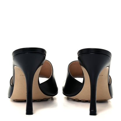 Bottega Veneta Lambskin Stretch Mule Sandals 39.5 Black 7 of 9