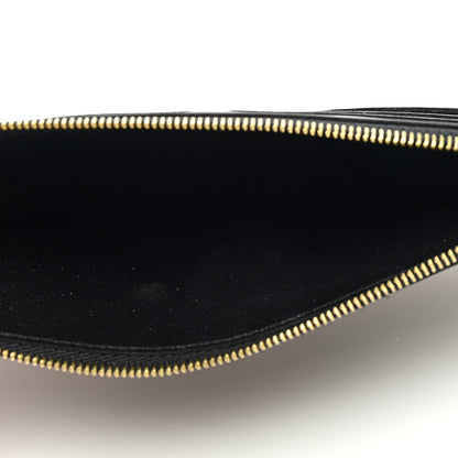 Louis Vuitton Monogram Slim Purse Black 5 of 6