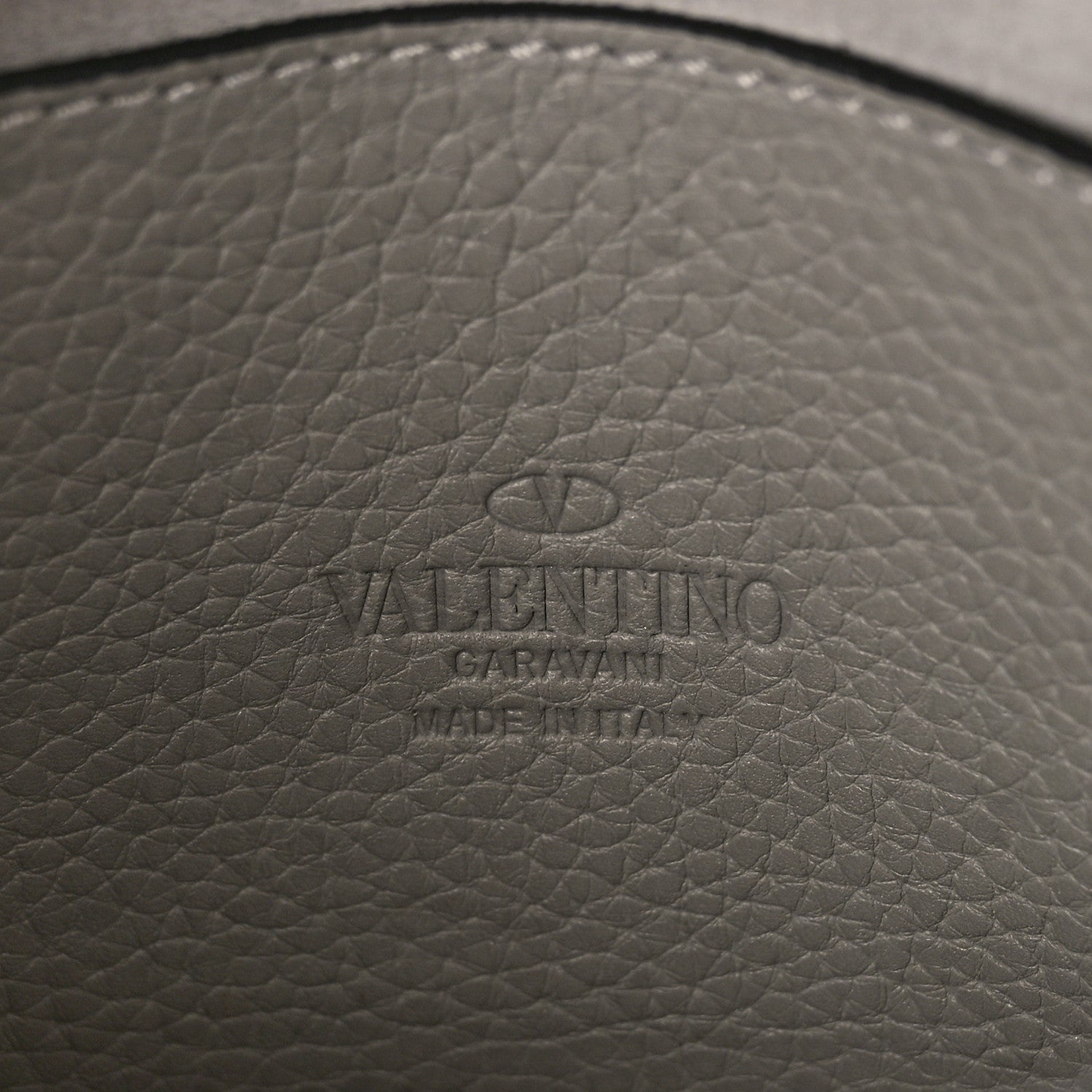Valentino Garavani Pebbled Calfskin Medium Rockstud Flip Lock Crossbody Bag Pastel Grey 6 of 8
