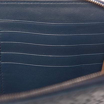 Bottega Veneta Nappa Intrecciato Flat Zip Pouch Denim 6 of 8
