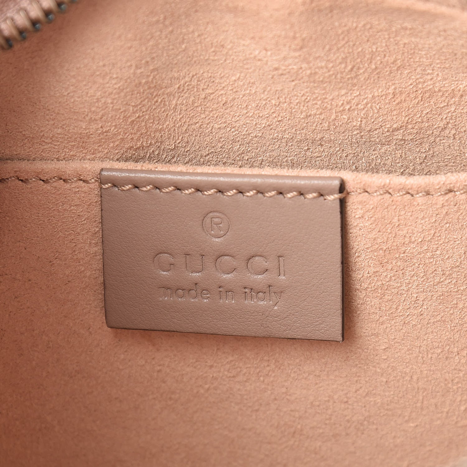 Gucci Calfskin Matelasse Mini GG Marmont Chain Shoulder Bag Porcelain Rose 6 of 11