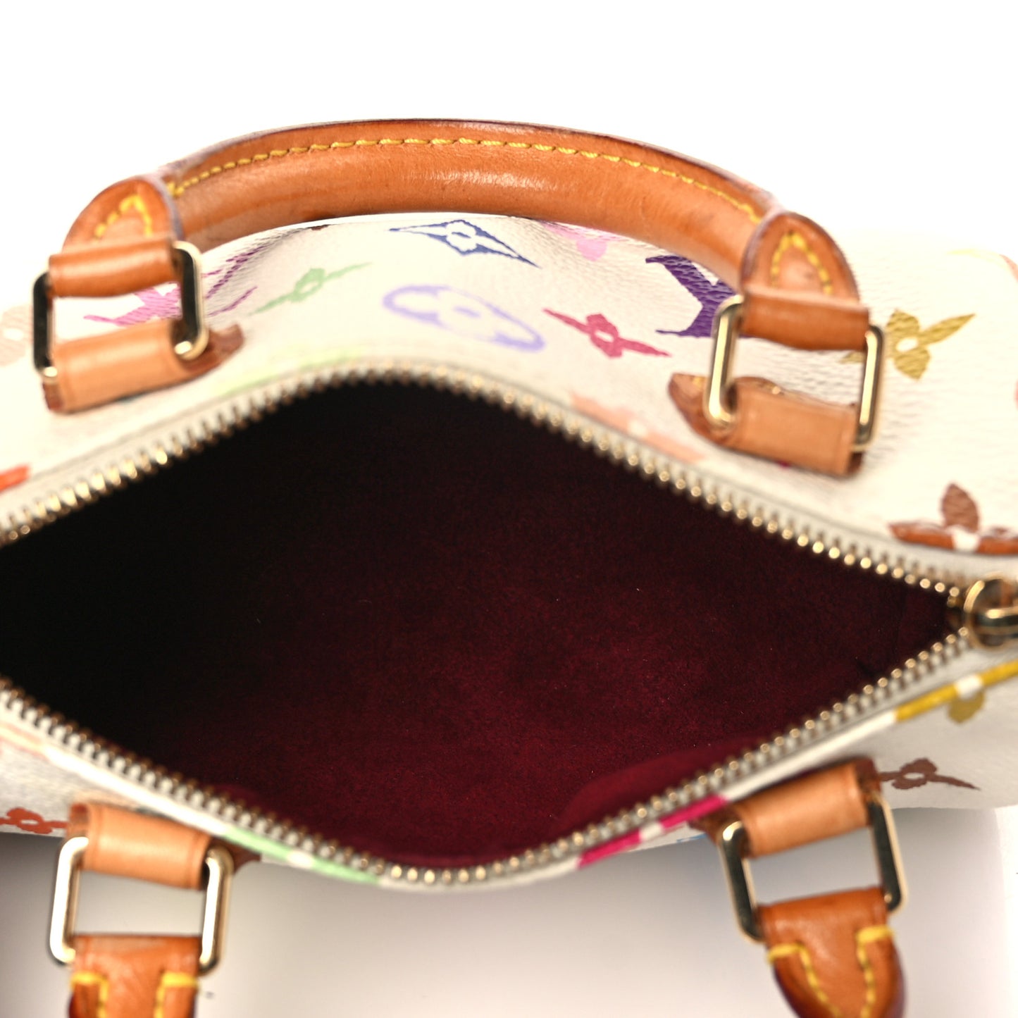 Monogram Multicolor Mini Sac HL Speedy White