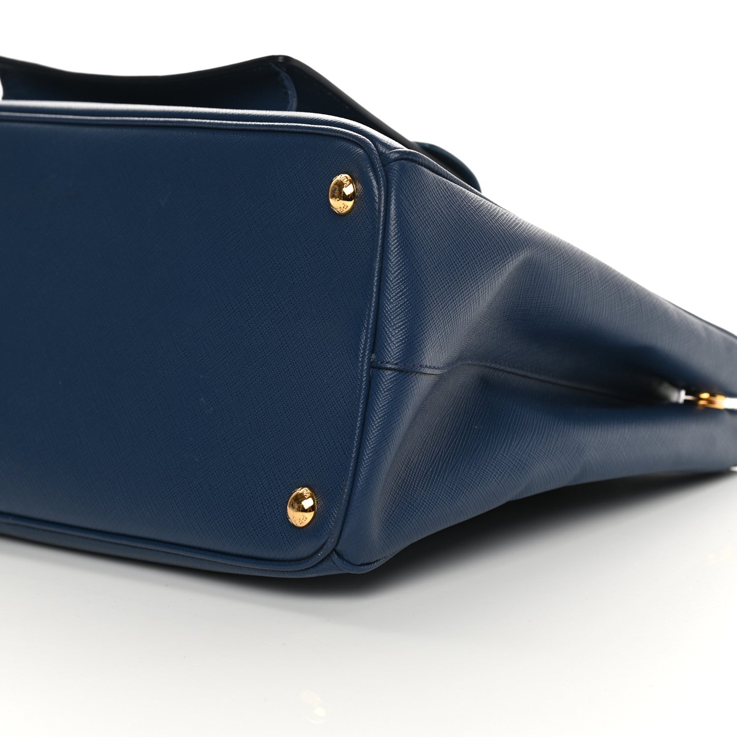 Prada Saffiano Lux Galleria Front Pocket Tote Bluette Cobalto 12 of 17