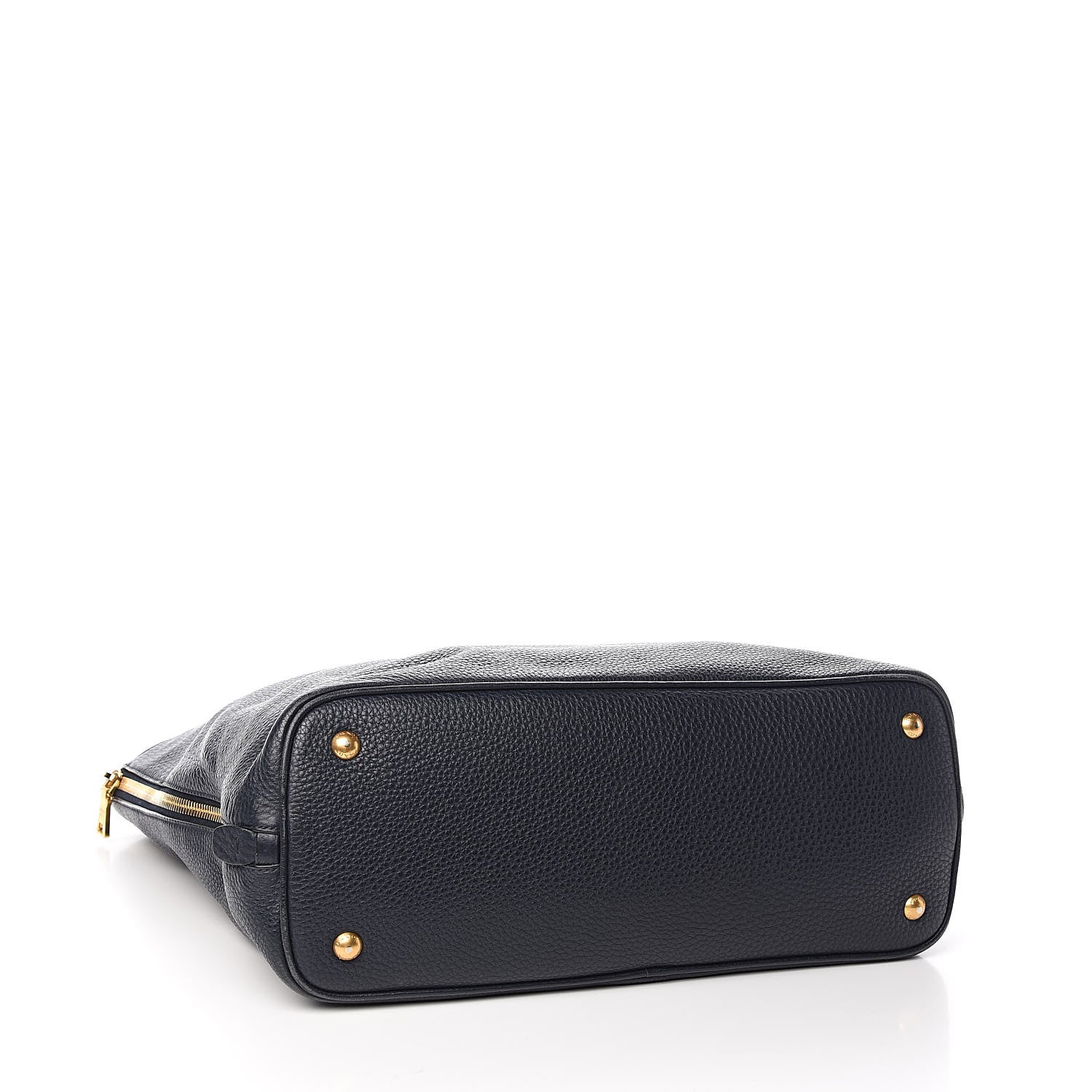 Prada Vitello Daino Side Zip Tote Baltico 4 of 11