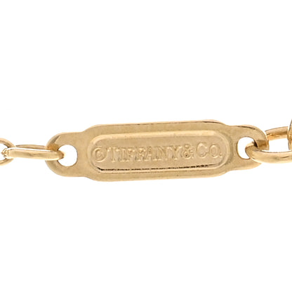 Tiffany 18K Yellow Gold Notes Bar Pendant Necklace 4 of 4