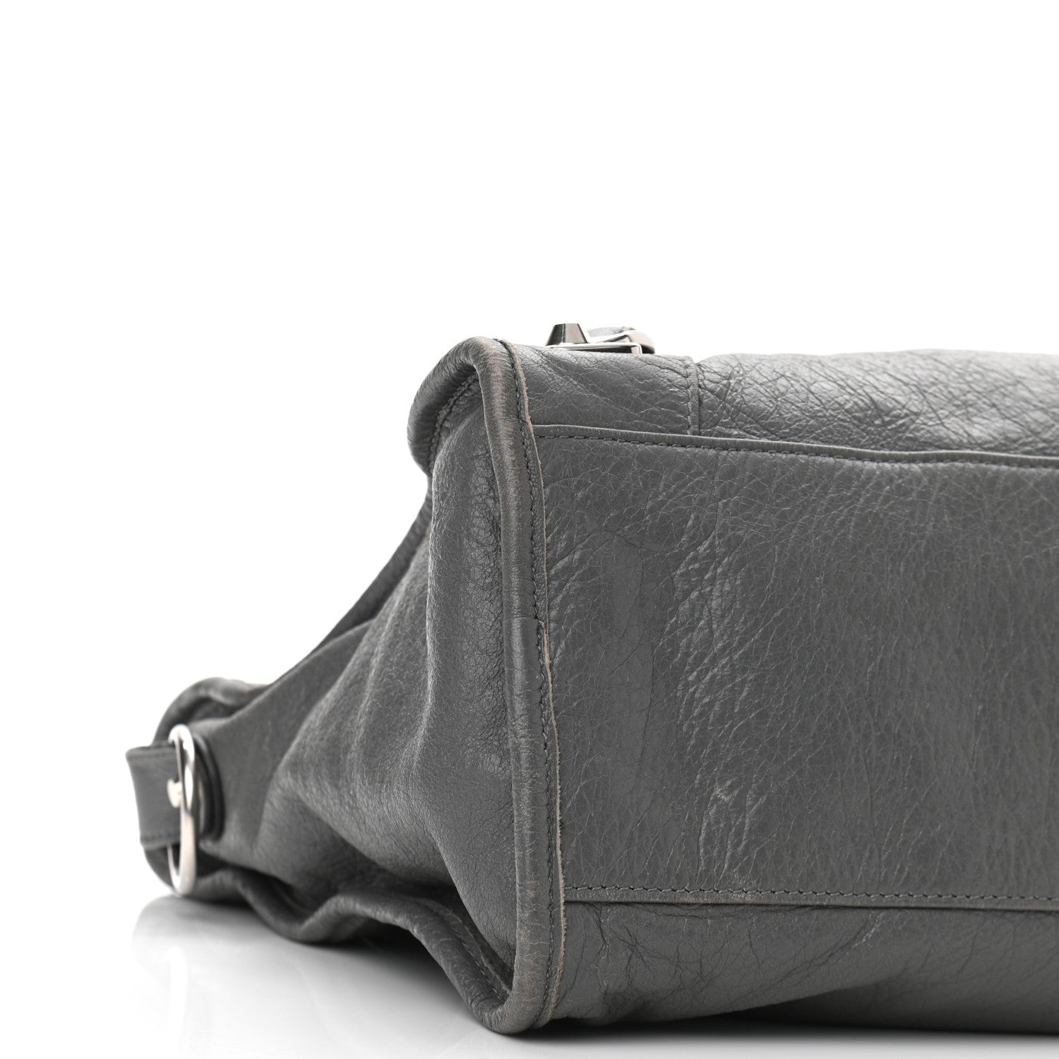 Balenciaga Agneau Silver Metallic Edge Hardware City Gris Cendre 8 of 9