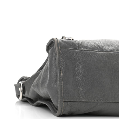 Balenciaga Agneau Silver Metallic Edge Hardware City Gris Cendre 8 of 9