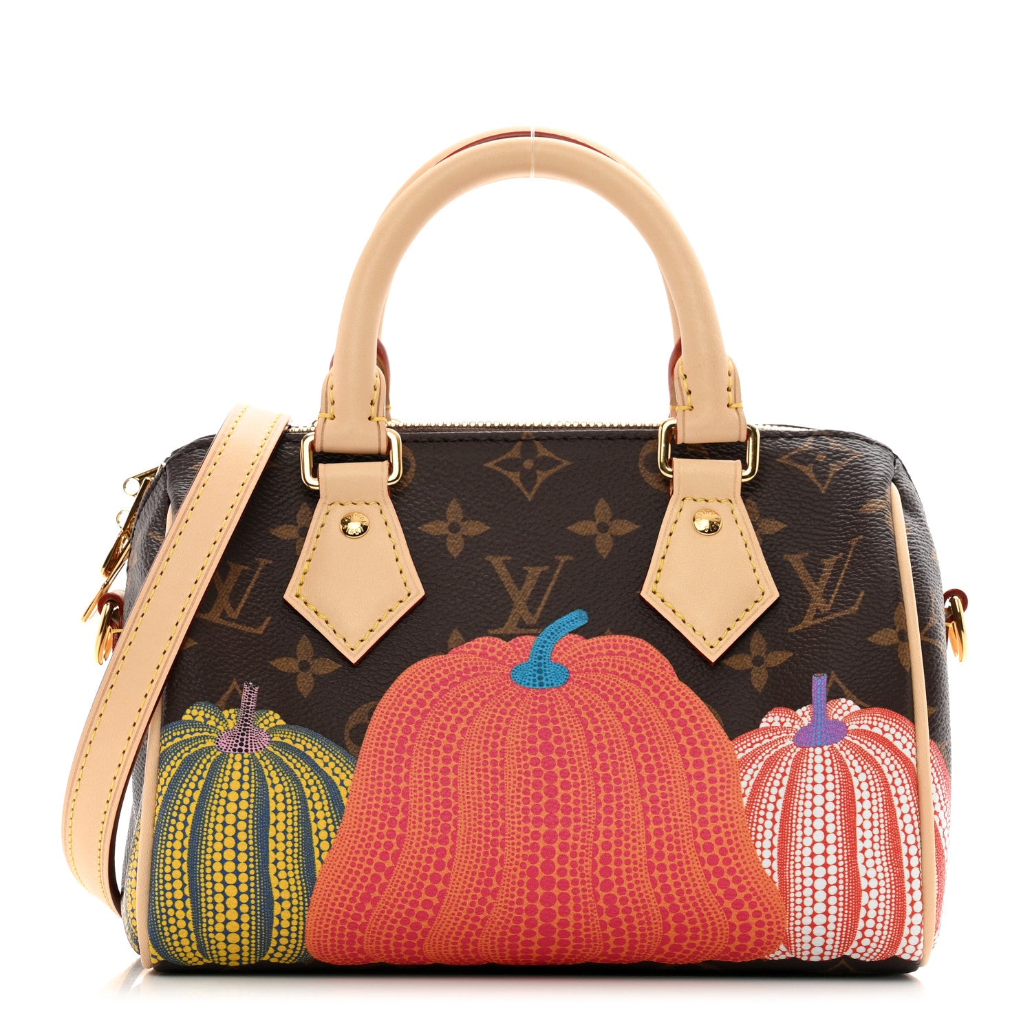 Louis Vuitton LV X YK Monogram Pumpkins Speedy Bandouliere 20 1 of 10