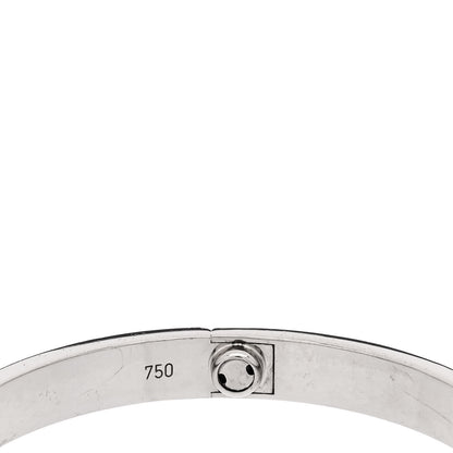 Cartier 18K White Gold LOVE Bracelet 18 4 of 4