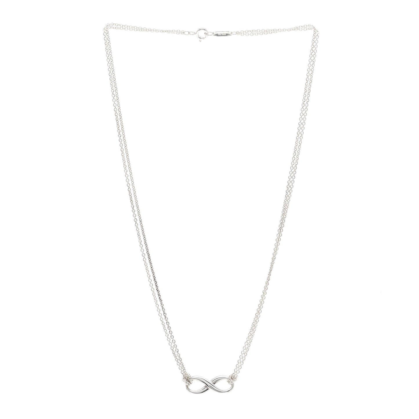 Sterling Silver Infinity Pendant Necklace