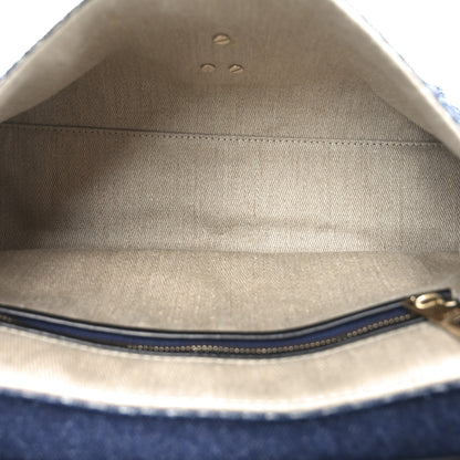Chloe Denim Medium Penelope Shoulder Bag Blue 5 of 11