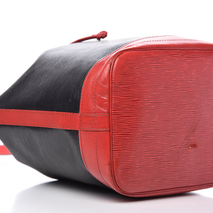 Louis Vuitton Epi Bi-Color Noe Castillan Red Black 6 of 13