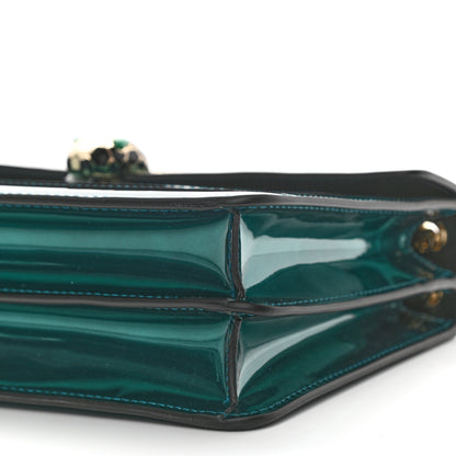 Bulgari Metallic Calfskin Serpenti Forever Shoulder Bag Green 10 of 10