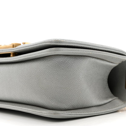 Chanel Caviar Quilted Small Boy Flap Light Grey 10 of 15