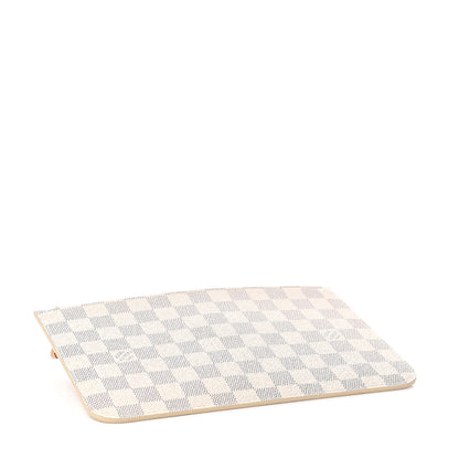 Louis Vuitton Damier Azur Neverfull MM GM Pochette Rose Ballerine 3 of 7