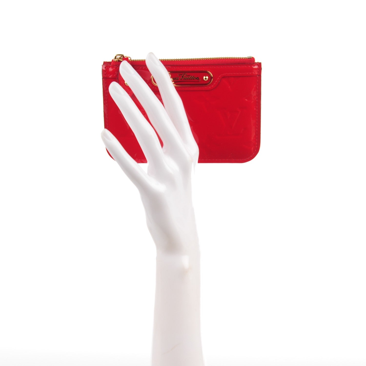 Louis Vuitton Vernis Key Pouch Cherry 2 of 7