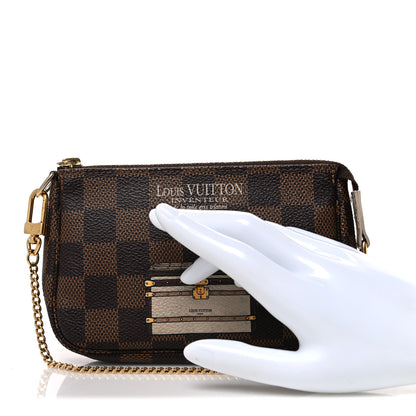 Louis Vuitton Damier Ebene Trunks and Locks Mini Pochette Accessories 2 of 7