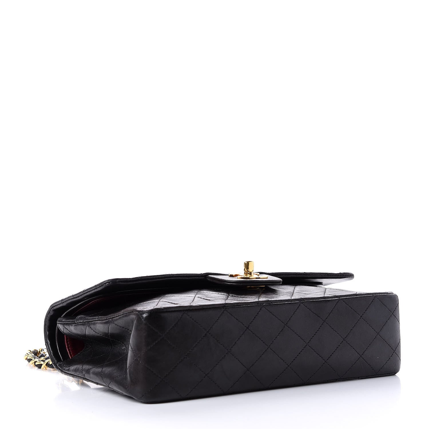Chanel Lambskin Quilted Medium Double Flap Black 4 of 10