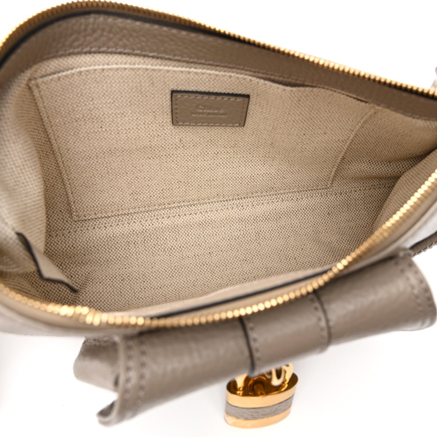 Grained Calfskin The 99 Shoulder Bag Motty Grey