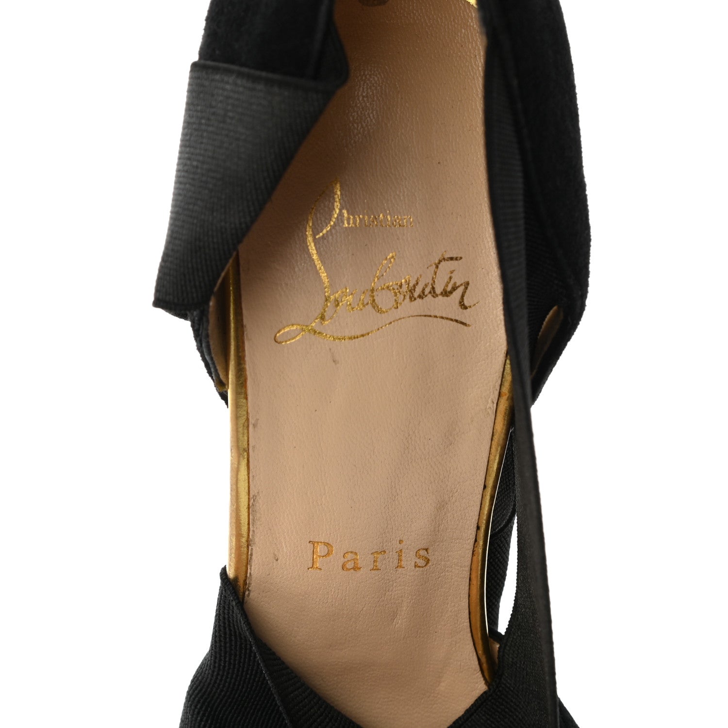 Christian Louboutin Suede Royal Big Dorcet 120 Pumps 36 Black 6 of 11