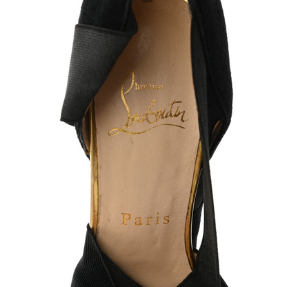 Christian Louboutin Suede Royal Big Dorcet 120 Pumps 36 Black 6 of 11