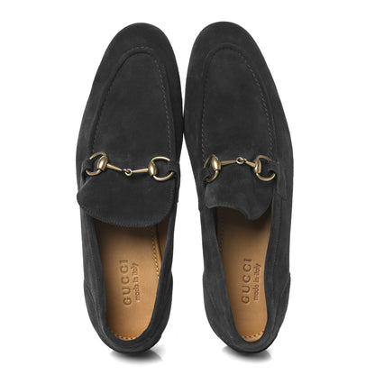 Gucci Suede Horsebit Mens Jordaan Loafers 9.5 Green 2 of 10