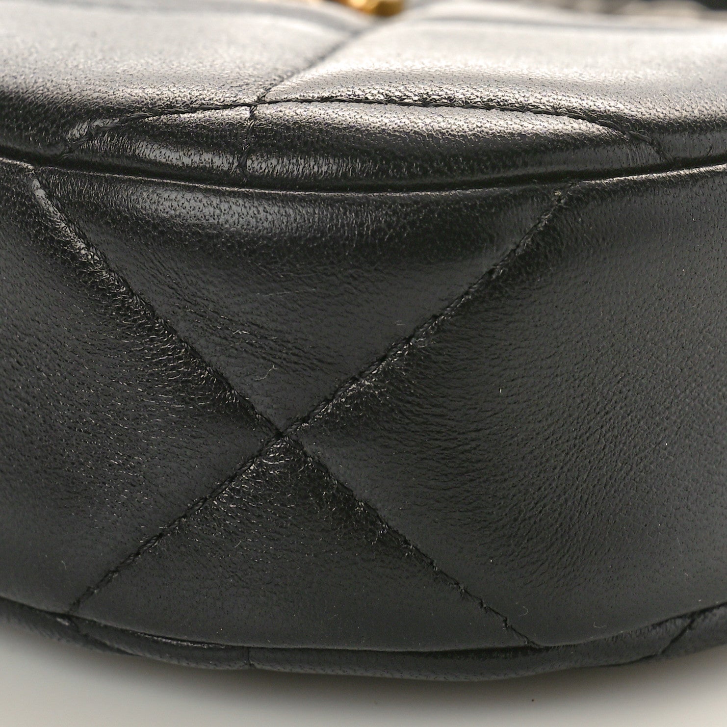 Chanel Lambskin Quilted Chanel 19 Hobo Clutch With Chain Black 10 of 10
