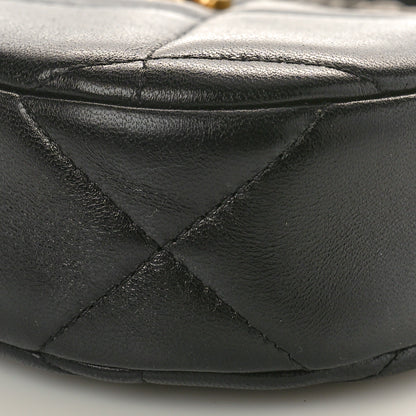 Chanel Lambskin Quilted Chanel 19 Hobo Clutch With Chain Black 10 of 10