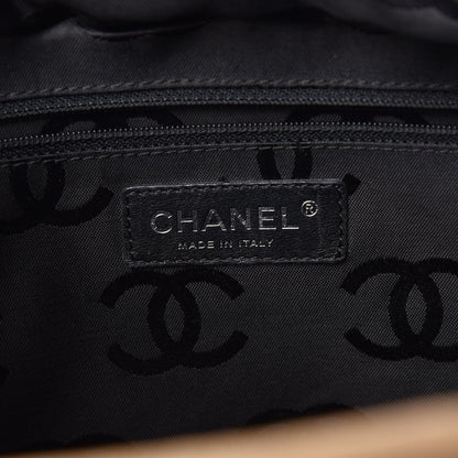 Chanel Calfskin Quilted Large Cambon Tote Beige Black 7 of 16