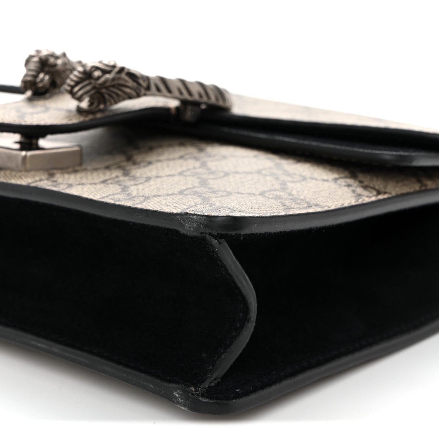 Gucci GG Supreme Monogram Mini Dionysus Shoulder Bag Black 1869744