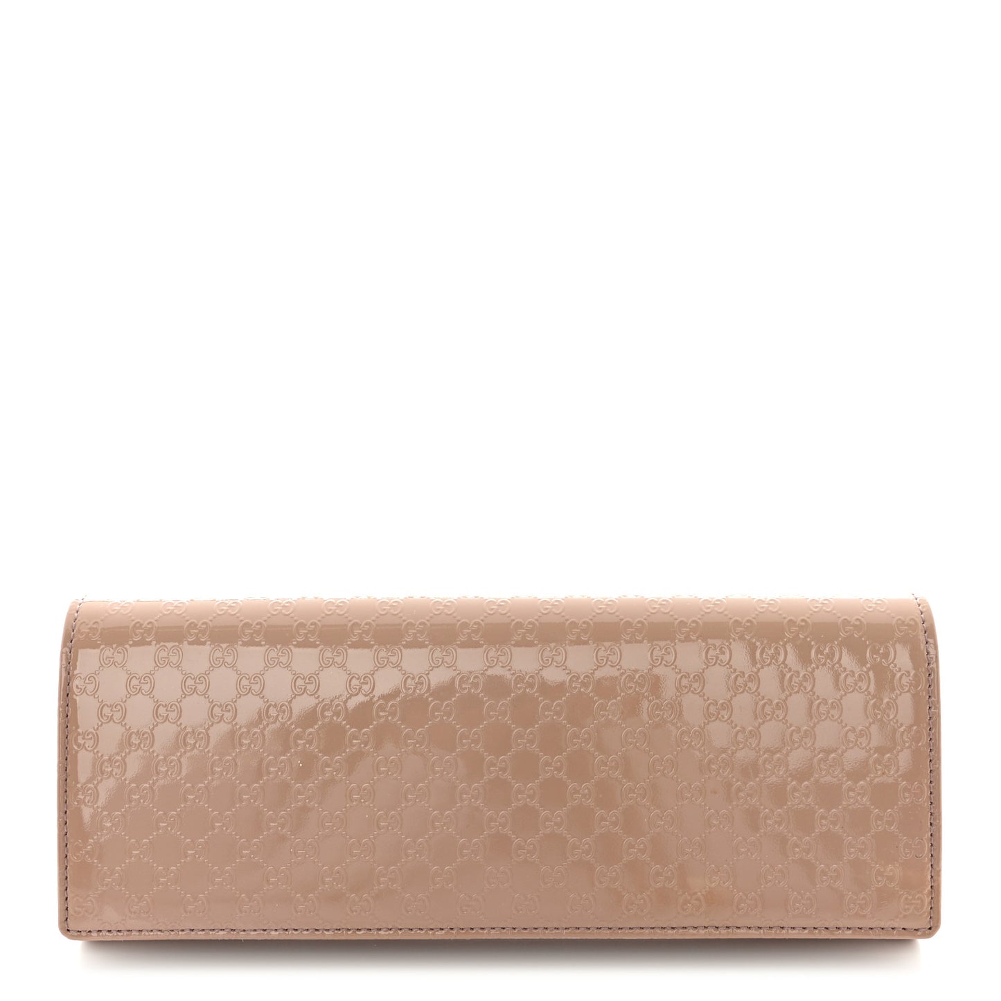 Patent Microguccissima Small Broadway Clutch Dark Cipria
