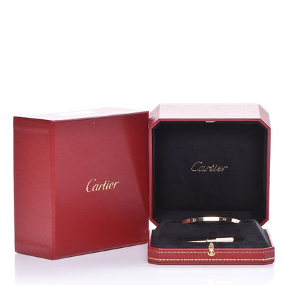 Cartier 18K Pink Gold Small LOVE Bracelet 17 7 of 7