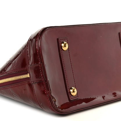 Louis Vuitton Vernis Alma PM Rouge Fauviste 10 of 11