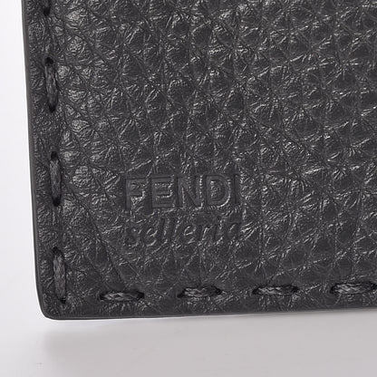 Fendi Cuoio Romano Selleria Peekaboo Continental Wallet Asfalto 9 of 10