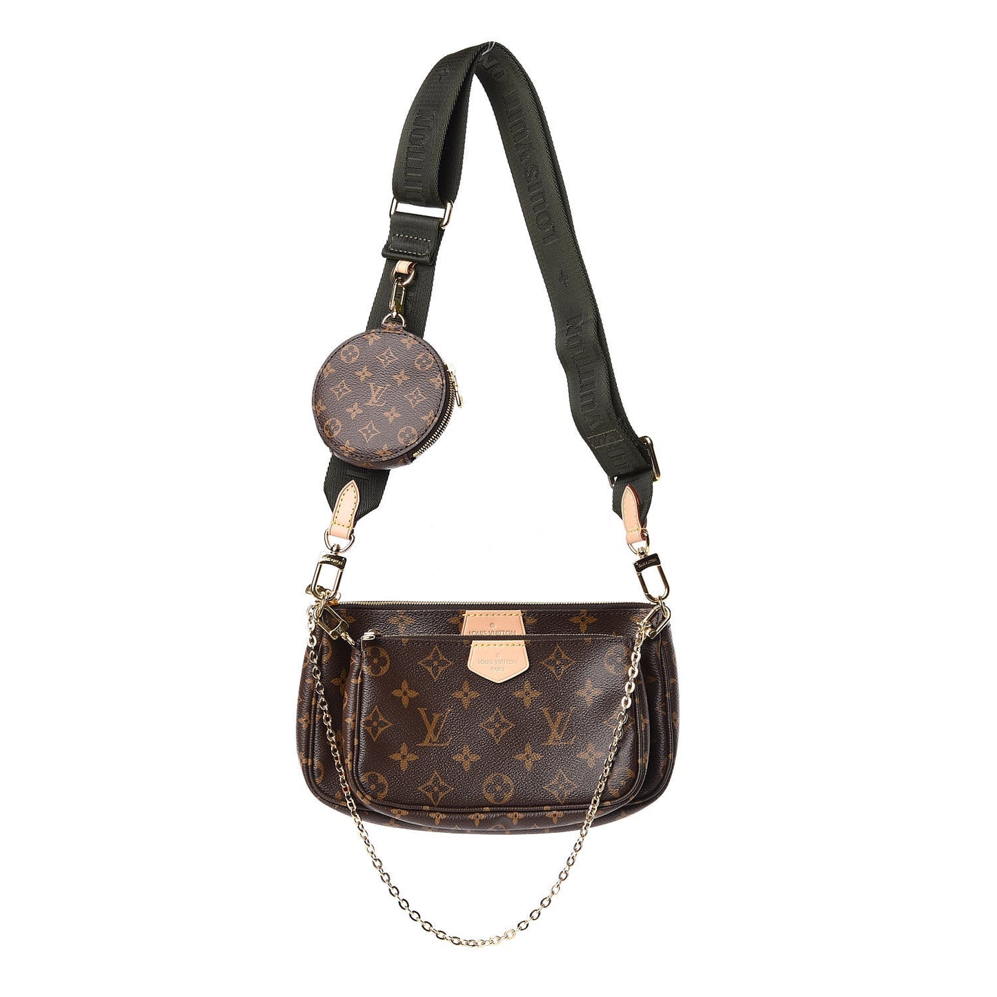 Monogram Multi Pochette Accessories Kaki