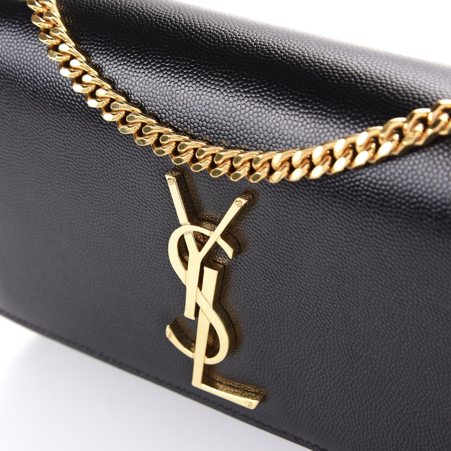 Grain De Poudre Small Monogram Kate Satchel Black