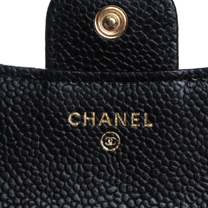 Chanel Caviar Quilted Compact Flap Wallet Black 6 of 8
